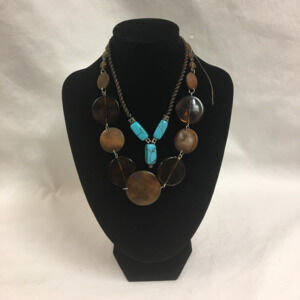 Two Brown Tone Necklace Bundle